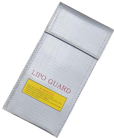 MOLUCKFU Explosion Battery Bag for Lithium Battery Safe Storage for Travel and Charging Fireproof and Material