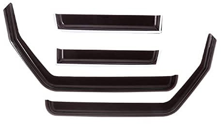 OGJFD Deflektor Schutz Auto-Seitenfenster-Visier-Schutz-Entlüftungs-Markisen SheltersRain Guard-Tür-Visier Für Jeep Für Wrangler 2018 4-Türer Autofenster Regenschutz(for JK 2007-2017)