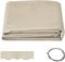 Outsunny - Lona de repuesto para toldos (280 g/m², antirrayos UV, de alta densidad, 280 g/m²). 2,82 x 2,4 l (avanzada) m crema