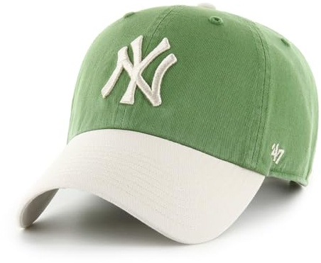 47 MLB Cap verstellbar Clean Up Kappe Baseball NY zweifarbig Teamlogo New York unstrukturiert