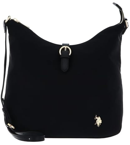 U.S. POLO ASSN. Schultertasche Houston Hobo Bag Black schwarz