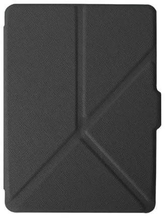 Étui Compatible avec Kindle Voyage 6 Pouces (modèle NM460G2, 2014) liseuse, Fonction Veille/réveil Automatique, Housse Fine en Cuir PU(Black)