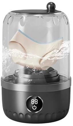 Portable Mini Washing Machine Clothes Laundry Fabric Underwear Appliances | 1L Mini Washer for Apartments Dormitories Travel Camping