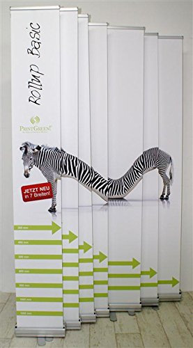 PrintGreen! Rollup Banner Display 85 x 200 cm mit B1 PrintGreen! Grafik