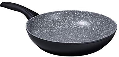 Aeternum, Black Pearl, Padella Antiaderente, Adatta a Induzione, Diametro 24 cm, Alluminio, Nera