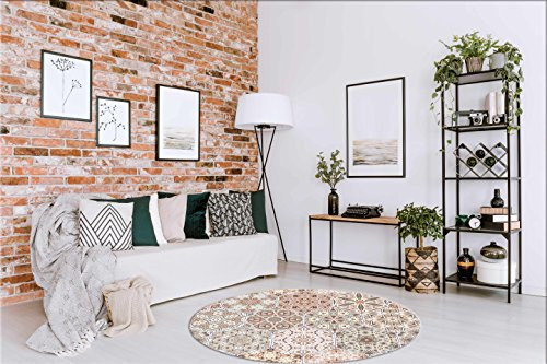 Oedim Exagonaler Teppich, PVC, Verschiedene Größen, PVC-Bodenbelag mit Vinyl-Bodenbelag 145 x 145 cm