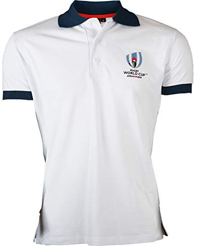 Rugby World Cup Polo Coupe du Monde DE Rugby 2019 - Collection Officielle Taille Homme S