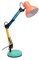 FISURA - Schreibtischlampe retro “Ralph”. schreibtischlampe dimmbar koralle, gelb, blau und grün aus metall kompatibel mit E27 Glühbirne 14 x 14 x 57