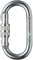 Kanirope® Karabiner OVAL SCREW Schraubverschluss Stahl Schraubkarabiner PSA Stahlkarabiner