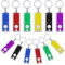 12 Pieces Mini LED Keychains Tiny Light Torch Flashlight Key Ring Dog Collar Light in Assorted Colors Portable Key Chain Flash Light for Camping Outdoor Equipment