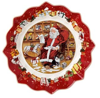 Villeroy & Boch 14-8332-3635 Plato para Galletas, 0.43 litros, Porcelain, carbón, 25X25X4CM
