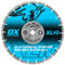 OX Trade XL-10 Segmented Diamond Blade - General Purpose - 300/20mm, Blue / Silver