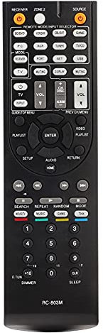 ciciglow RC‑803M Replacement Remote Control Applicable for AV Receiver TX‑NR609 TX‑NR609B HT‑S7409 HT‑S8409 Models
