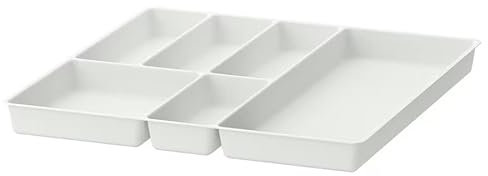 Ikea STODJA Besteckkasten, 51 x 50 cm, Weiß