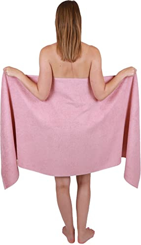 Betz 1 Stück Saunatuch 100% Baumwolle Lotus 70x200 cm Berlin XXL Saunatücher Sauna Handtuch Weich Groß Frottee Badetuch Farbe Lotus