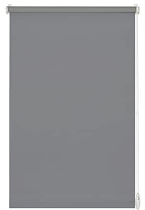 YOURSOL EasyFix Rollo Tone in Grau, 100 x 150 cm, Rollo Ohne Bohren, Klemmfix Rollo, 75% Blickdicht und lichtdurchlässig