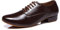 MINITOO Junge Herren Tanzschuhe Standard Latein Ballsaal Schuhe Tango Salsa Tanze Schuhe L533 Coffee EU 41.5