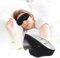 3D Schlafmaske für Herren und Frauen, Verbesserte Total Licht blockierendes Augenmaske,Lichtblockierende Schlafbrille 26g Ultraleichte Augenmaske (black)