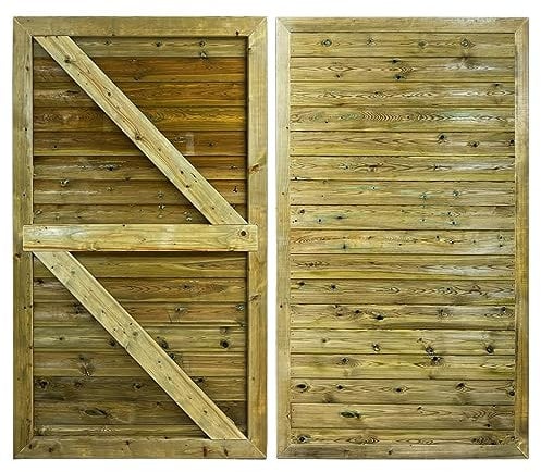 Side Gate - Premium Horizontal Tongue and Groove (1800mm x 800mm, Right Side Hinge, Without Capping)