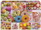 Educa - Puzzle von 500 Teilen für Erwachsene | Süssigkeiten Collage. Messen: 48 x 34 cm. Beinhaltet die puzzlekleber FixPuzzle. Seit 11 Jahren (19904)