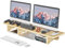 ALTORICO Bambus Monitorständer, Monitor Erhöhung Schreibtisch, Bildschirmständer Schreibtisch Holz, Monitorerhöhung Hohe Traglast 100% Natur mit Ergonomisches Design, 95x23.5x12CM, Bambus