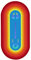 Amagogo Tapis de Corde à Sauter Extra épais antidérapant, Tapis de Yoga, d'exercice de Fitness, pour Sports d'intérieur et d'extérieur, entraînement de, Rouge