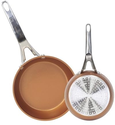 Kollektion Origen: Set mit 2 Bratpfannen, 16 und 28 cm, geschmiedetes Aluminium, geeignet für Induktion