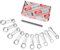 DISEN 10-Piece Metric Torque Wrench Adapter Set (10-19mm) - Chrome Vanadium Steel, 3/8-inch Square Drive Torque Adapter, Extension Rod Repair Tool, Color Box Packaging