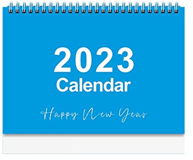 Berichw Schreibtischkalender 2023 12 Monate Monatsplaner Kalender 2023 Büro-Memo Tageskalender Organizer Büro Blau