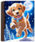 Klassische Mandala Diamond Painting Schmuckkästchen Aufbewahrungsbox DIY Diamant Malerei Schmuckaufbewahrung Holz Organizer Box Geschenke (Hund)