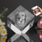 Foto de Cristal 3D, Marco de Foto de Cristal Personalizado Cubo, Regalo Personalizado Grabado con su Propia Foto, Regalos Personalizados de Navidad, Papá, Mamá para Mujeres, Hombres, Mamá, Papá