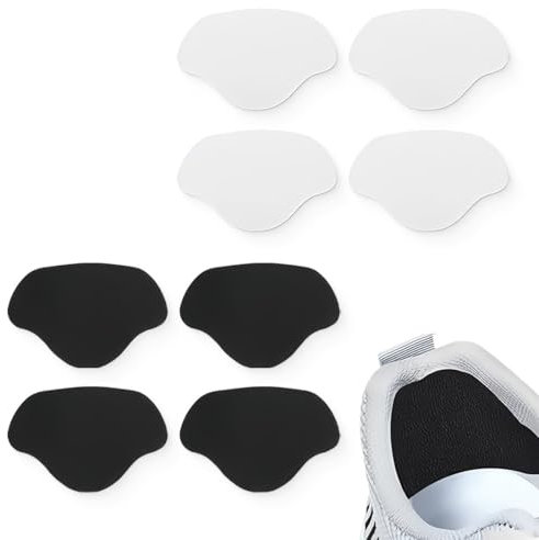 SIVZUMO 4 Pairs of Shoes Heel Repair, heel protector, self-Adhesive Shoe Patch, Heel Repair Patch, for Leather or Sports Shoes to Protect The Heel, 2 Colours