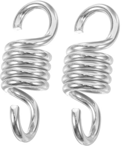 HANABASS 2pièces Ressorts De Suspension pour Chaise Hamac Ressorts Tension Robustes pour Balancoires Et Chaises Suspendues Accessoire De Remplacement pour Usage Extérieur