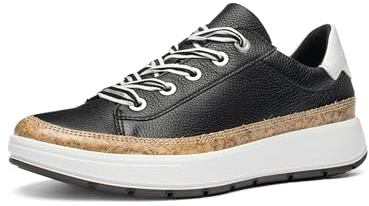 ARA Damen Sneaker Roma Natur schwarz Weiss Gr. 37,5