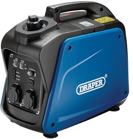 Draper dgi2000 Generador Eléctrico de Gasolina, color azul
