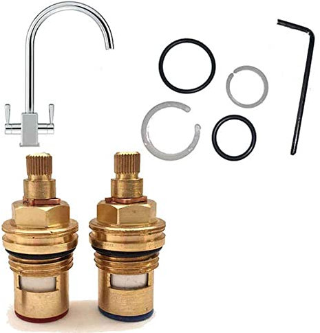 Tap Magician Komplett Repair Ersatzteile Kit – Auslauf O Ring Dichtungen & Kartusche Ventil Paar für FRANKE Muri AG