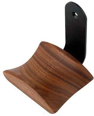 Soporte para auriculares de madera de nogal, gancho para escritorio, montaje en pared, cinta de soporte para auriculares, soporte para audio, estudio y juegos