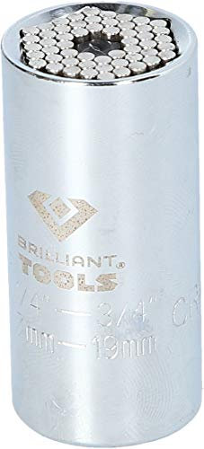 BRILLIANT TOOLS BT021899 Douille universelle 3/8, 7 - 19 mm [Powered by KS TOOLS]