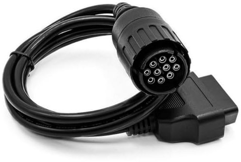 Goliton OBD2-Diagnosekabel 10-poliger Ersatz für BMW ICOM D-Modul OBD-Kabel 10-polig Kompatibel mit BMW Motorrädern Diagnosekabel-Tools