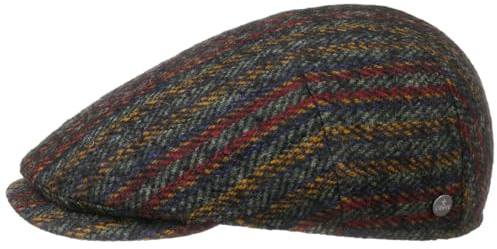 LIERYS Capri Fairbury Flatcap gestreift Mehrfarbig Made in Italy Herren Herbst Winter