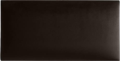 MARTHOME Panneaux rembourrés, panneau mural 3D, appui-tête rembourré, panneaux décoratifs en velours, velours (40 x 30 cm, R28 Marron foncé)
