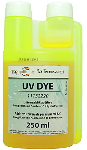 Kontrast/Lecksuchmittel UV-DYE 250ml für KFZ&Split-Klimaanlagen R32/R410a/R134a/R1234yf