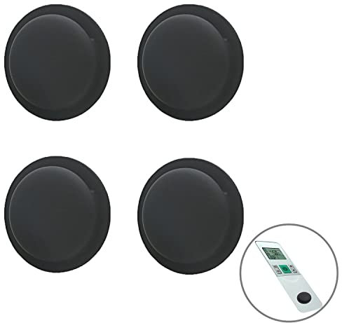 4 Piezas Funda De Silicona para AirTag,Soporte Adhesivo Compatible con Airtag Apple,[Diseño de Etiqueta] Funda Protectora AntipéRdida AirTag,pegada a la Cartera, la mandos a Distancia (4 Negro)
