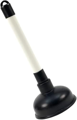 Sink Drain Plunger Unblocker – Heavy Duty Drain Cleaner Plunger use for Kitchen, Bathroom, Shower & Sink - Toilet Plunger Perfect Tool with 100mm (4 inch) Suction Cup and 225mm (9 inch) Handle.