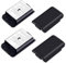 Paquete de batería de repuesto para mando inalámbrico Microsoft Xbox 360, paquete de 4, color negro