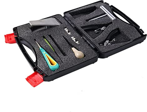 HXSCOO Tragbares Badminton-Ösen-Werkzeug-Set, Squash-Linien-Clip, Crimpzange, Besaitungsmaschine
