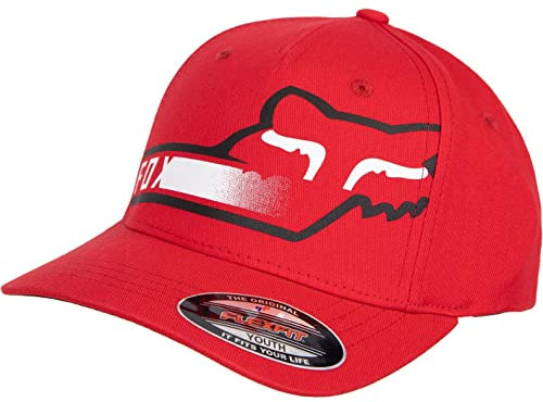 Fox Vizen Flexfit Cap Kinder (Youth, Flame red)