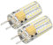 FTVOGUE 12V 2 Uds GY6.35 Bombilla de Repuesto Protección Ocular 6000K 3W 48 Bombilla LED Ahorro de Energía para Lámpara de Mesa de Araña
