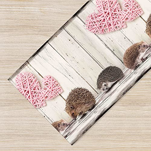 Il Gruppone Passione Casa Tappeto Cucina Antiscivolo Made in Italy Passatoia Antimacchia Multiuso Corridoio Soggiorno Lavabile in Lavatrice - 78 Riccio Love - 50x100cm