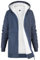 CityComfort Felpe con Cappuccio da Donna, Felpa Donna Invernale con Zip Foderata in Pile Sherpa, Abbigliamento Caldo e Morbido, 2 Tasche, S-XL (Navy, M)
